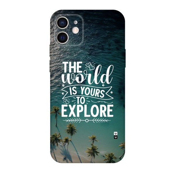 World To Explore Back Case for iPhone 12 Pro